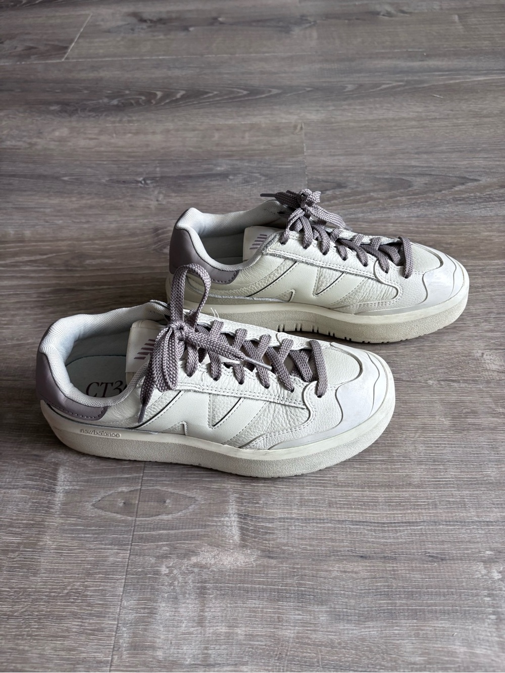 New Balance x Snidel Collection Unisex Leather Platform Sneakers - Picture 4 of 5